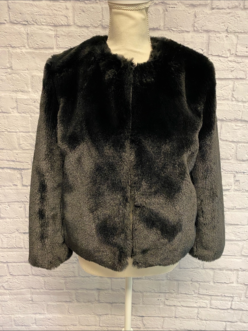 Levivel Faux Fur Jacket Size S/M